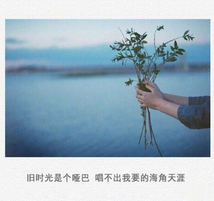 伤感的朋友圈说说配文字图片 一句话文艺悲伤句子14