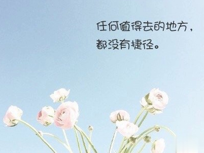 经典文艺短句子带图片 越努力越幸运10